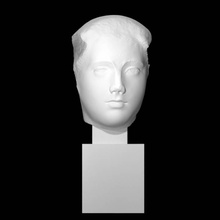 femmina ritratto scansione donna 3d print model - Mito3D