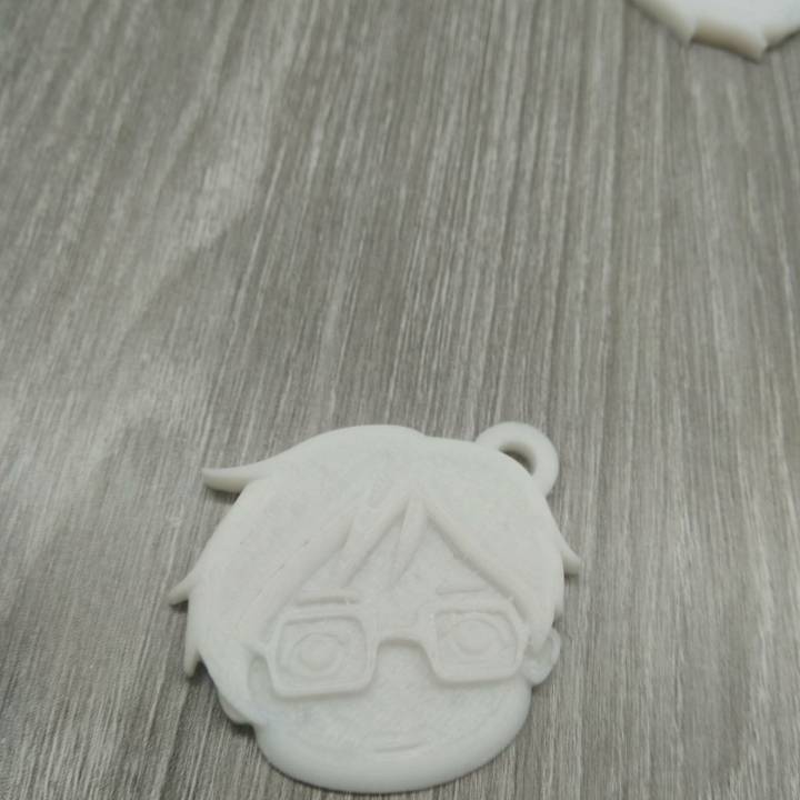 yuri ghiaccio chibi viso portachiavi moda Accessori anime yurionice 3D print model - Mito3D