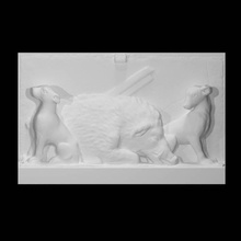 boar dogs scan animal fullbody 3d print model - Mito3D