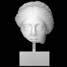 weiblich Porträt Scan Frau 3d print model - Mito3D