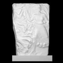 frieze battle gods giants scan goddess fullbody 3d print model - Mito3D