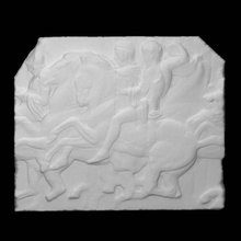 parthenon frieze north xliii 118-119-120-121 scan fullsize 3d print model - Mito3D