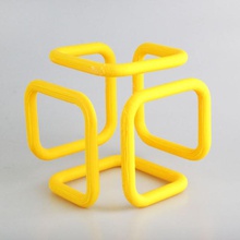 isometrica cubo l'istruzione decorazione geometic 3d print model - Mito3D