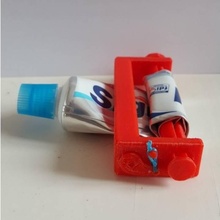 pasta dentes espremedor jardim banheiro dente colar 3d print model - Mito3D