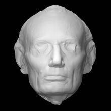 Abramo lincoln vita maschera volk scansione uomo ritratto 3d print model - Mito3D