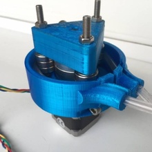 peristatic pump geared steppers build 3d printer paste extruder 3d print model - Mito3D