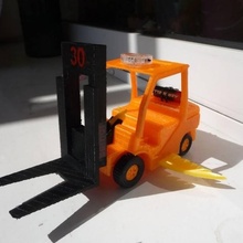 forklift toys & games 3d print model - Mito3D