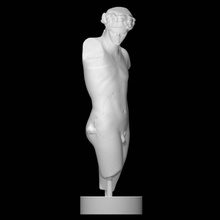 estatua antinoo escanear escultura mármol Adriano figura completa 3d print model - Mito3D