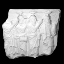 fragment 'stars crowns' sarcophagus scan sculpture marble 3d print model - Mito3D