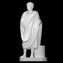 statue unknown man scan sculpture marble full-figure 3d print model - Mito3D