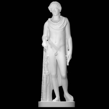 statue unknown man scan sculpture marble full-figure 3d print model - Mito3D