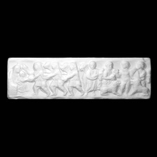 frammento sarcofago coperchio scansione 3d print model - Mito3D