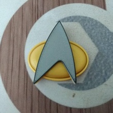 Starfleet badges ventilateur art Star Trek étoile randonnée entreprise sttng 3d print model - Mito3D