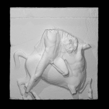 parthenon south metope ii scan body figure fragment centaurs lapiths 3d print model - Mito3D