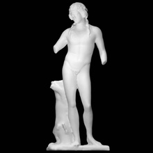 statue dionysus scan god sculpture marble cult panther 3d print model - Mito3D