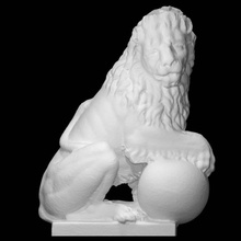 lion statue scan decorative sculpture stone boboli 3d print model - Mito3D