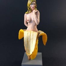 chiquita banane mel Ramos statue nu pop Art mélramos 3d print model - Mito3D