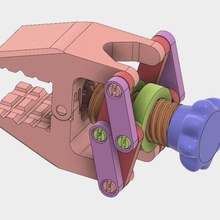 totally useless gripper & garden pince fusion360 3d print model - Mito3D