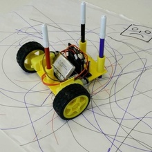mibot disegno robot formazione scolastica bbc micro bit 3d print model - Mito3D