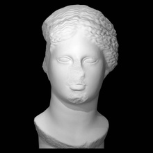 muazzam baş tanrıça Erkeklerin taramak Vesika Kadın 3d print model - Mito3D