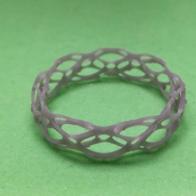subdivisión brazalete pulsera joyería voronoi 3d print model - Mito3D