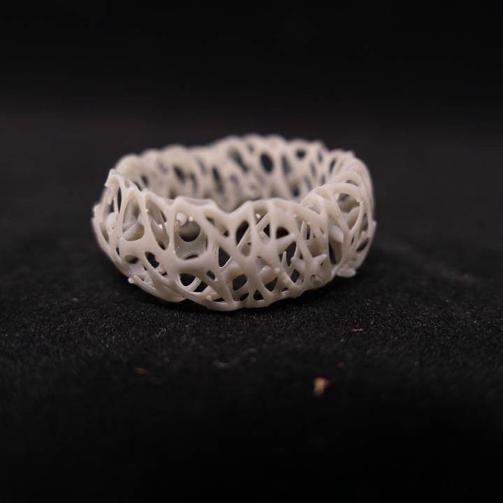 voronoi bracelet 2 jewellery cuff sls 3D print model - Mito3D