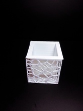 Voronoi ekici Bahçe ofis vazo sls 3d print model - Mito3D