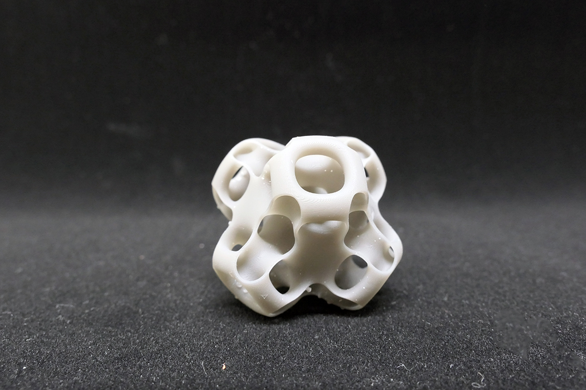 cubic gyroid jewellery pendant art cube decoration math necklace decor mathart sls 3D print model - Mito3D