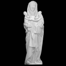 st Anna bakire Mary çocuk taramak kitap heykel Odun kilise 3dbaskı Kutsal Kitap 3dscan aziz İsa kültürel Miras 3d print model - Mito3D