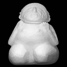 woman effigy bottle scan fullbody 3d print model - Mito3D