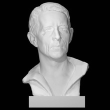robinson jeffers Varredura homem retrato poeta americano Washington DC Davidson terracota smithsonian 3d print model - Mito3D