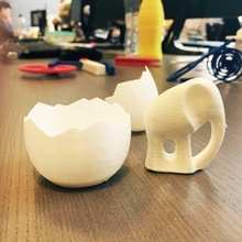 sorpresa uovo giocattoli Giochi Fai giocattolo più gentile elefante 3d print model - Mito3D