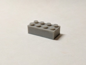 Lego blok oyuncaklar oyunlar tuğla tinkercad 2x4 element 3d print model - Mito3D