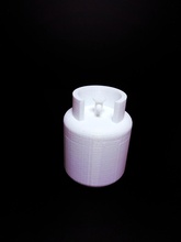 lpg réservoir agrandi jouets Jeux bouteille gaz barbecue propane gril cylindre tinkercad lpgas 3d print model - Mito3D
