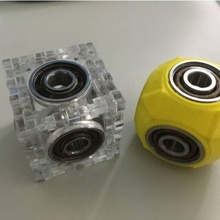 láser corte agitarse cubo juguetes juegos hilandero handpinner fidget spinner 3d print model - Mito3D