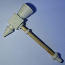 Aegis Fang Wulfgars Hammer druckbar Requisiten Cosplay Ägide montieren Barbar Kostüm Fantasie Spiel Krieg Kriegshammer Waffe Dübel Kristall Zwerg Bereiche hinzufügen 3d print model - Mito3D