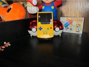 minimalist gameboy color stand gadgets & electronics gameboycolor 3d print model - Mito3D