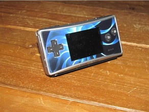 minimaliste Gameboy micro supporter gadgets électronique nintendo 3d print model - Mito3D
