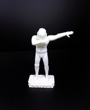dab fan art starwars stormtrooper force meshmixer star wars storm trooper dabbing support 3d print model - Mito3D