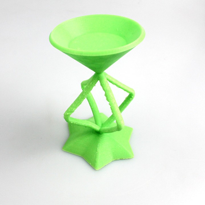 vela suporte 5 jardim productdesign concorrência natal 2014 gratuito 3D print model - Mito3D
