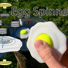 Yumurta spinner gizli ağırlıklar oyuncaklar oyunlar güzel eğlence Oyna yenilik kıpır madeni paralar fidgetwidget oyuncak stres çarkı hile 3d print model - Mito3D