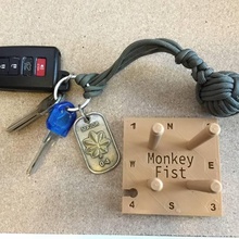 maymun yumruk yapıcı moda Aksesuarlar hediye Makerbot savunma oyuncusu düğüm düğümler Prusa parçalı hayatta kalmak jig İp paracord tinkercad renkli malzemeli kalma kendin Yap 3d print model - Mito3D