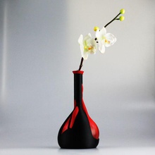 yuvarlak dipli şişe vazo bahçe balon flask 3d print model - Mito3D