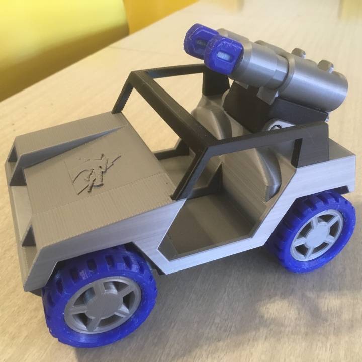 cheekymandos - minivamp toys & games toy truck ninjaflex 3D print model - Mito3D