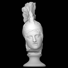 head ares scan portrait woman 3d print model - Mito3D