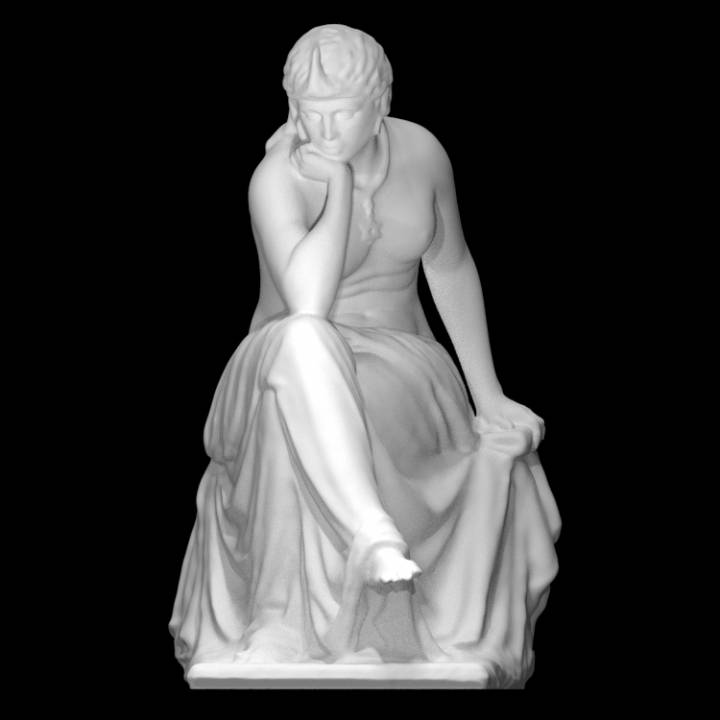 líbio sibila Varredura mulher história religião Washington DC africano corpo sacerdotisa smithsonian escravidão abolição 3D print model - Mito3D