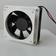 adaptador ventilador ordenador personal 80x80 70x70 artilugio electrónica 3d print model - Mito3D