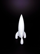 tintin cohete juguetes juegos 3dslash 3d print model - Mito3D