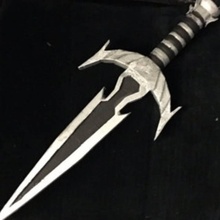 lâmina velho pergaminhos 5 adereços cosplay espada arma 3d print model - Mito3D
