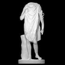 statue Hermès analyse homme demi corps 3d print model - Mito3D